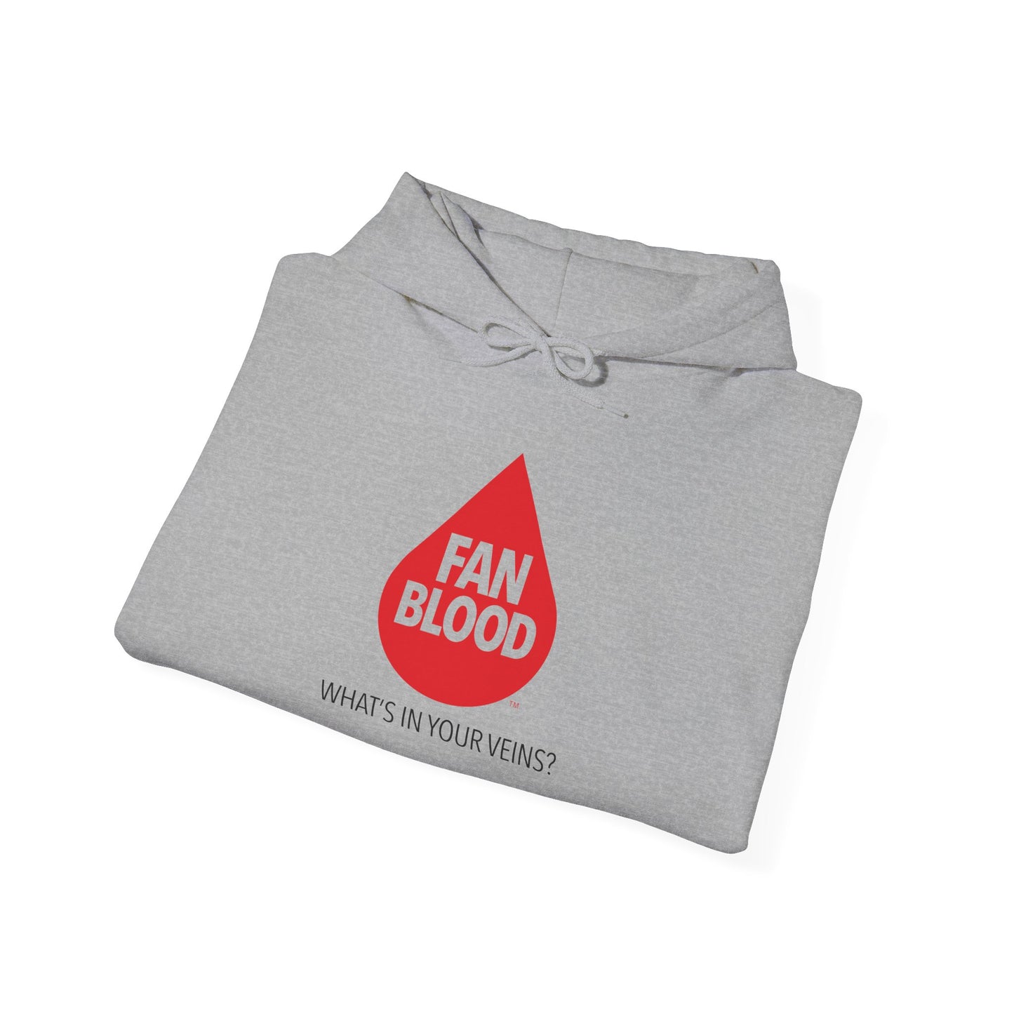 FB Red Droplet Veins Hoodie