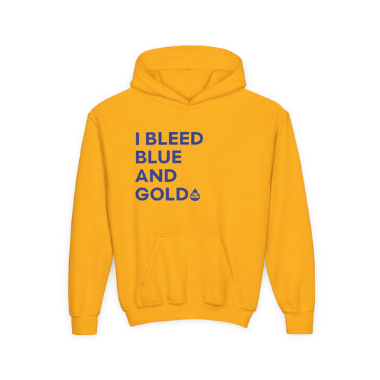 I Bleed Blue & Gold Kid's Hoodie