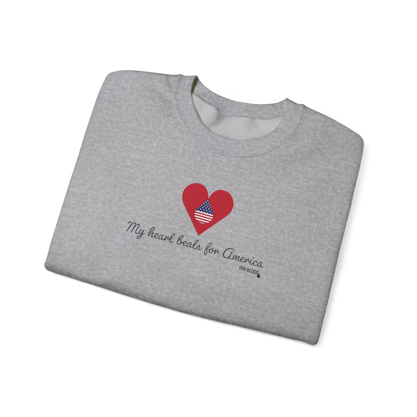USA Heart Beats Sweatshirt
