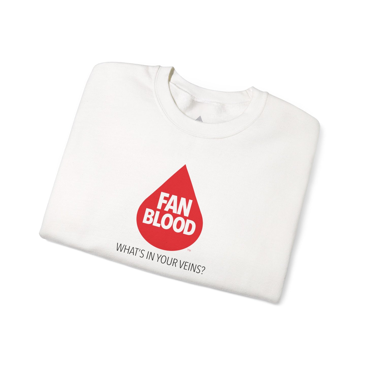 FB Red Droplet Veins Sweatshirt