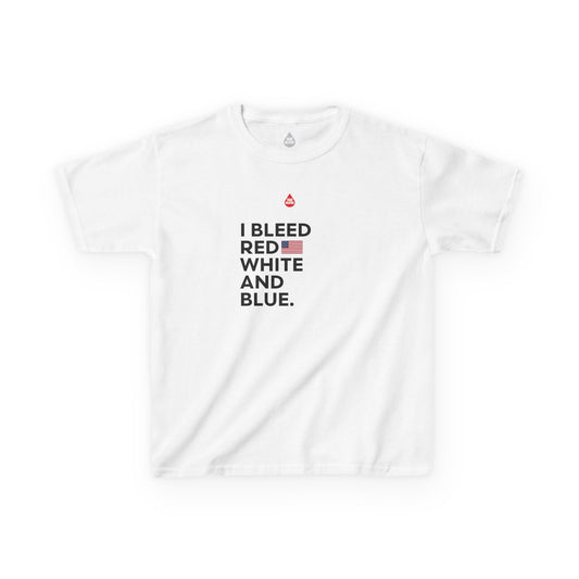 I Bleed Red, White And Blue Kid's T