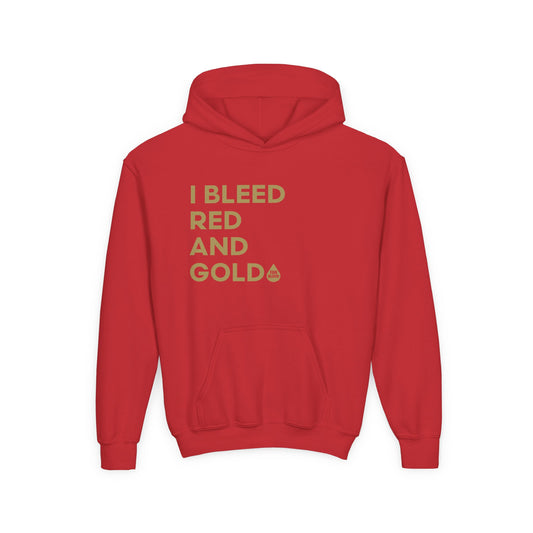 I Bleed Red & Gold Kid's Hoodie
