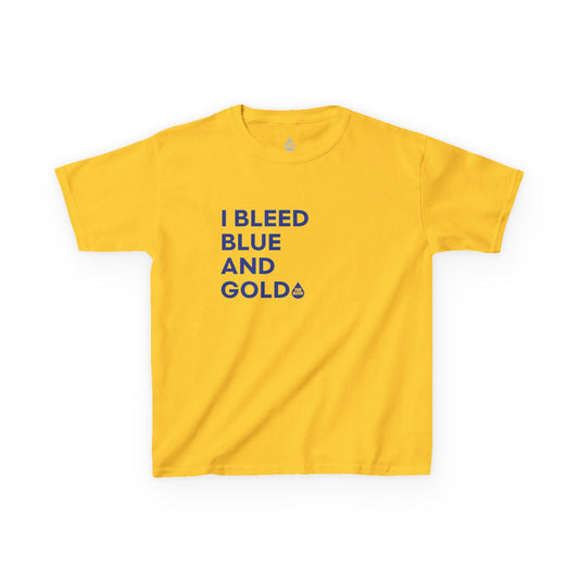 I Bleed Blue & Gold Kid's T