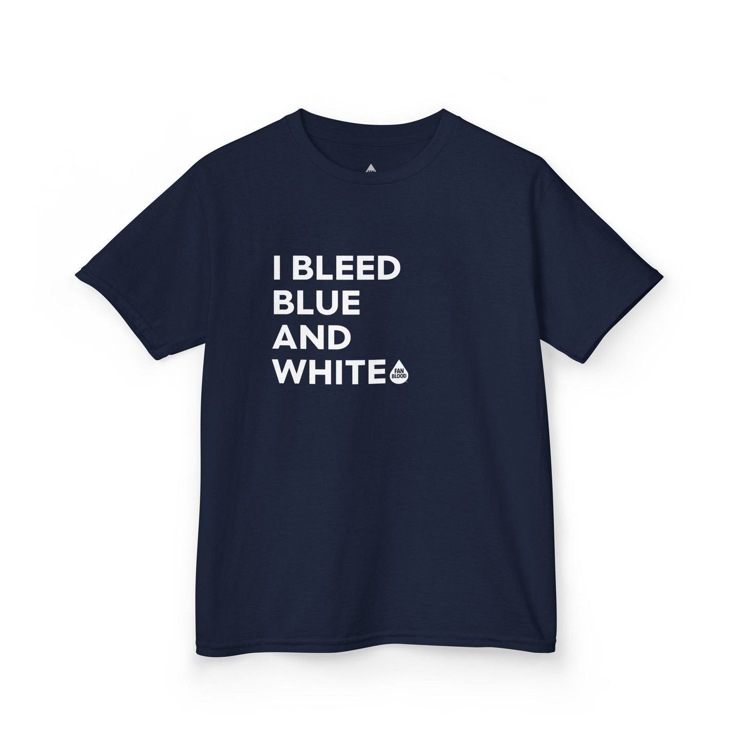 I Bleed Blue & White Kid's T