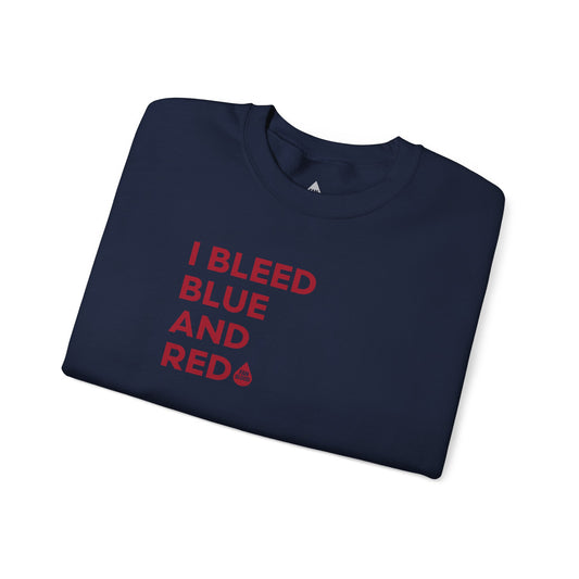 I Bleed Blue & Red Sweatshirt