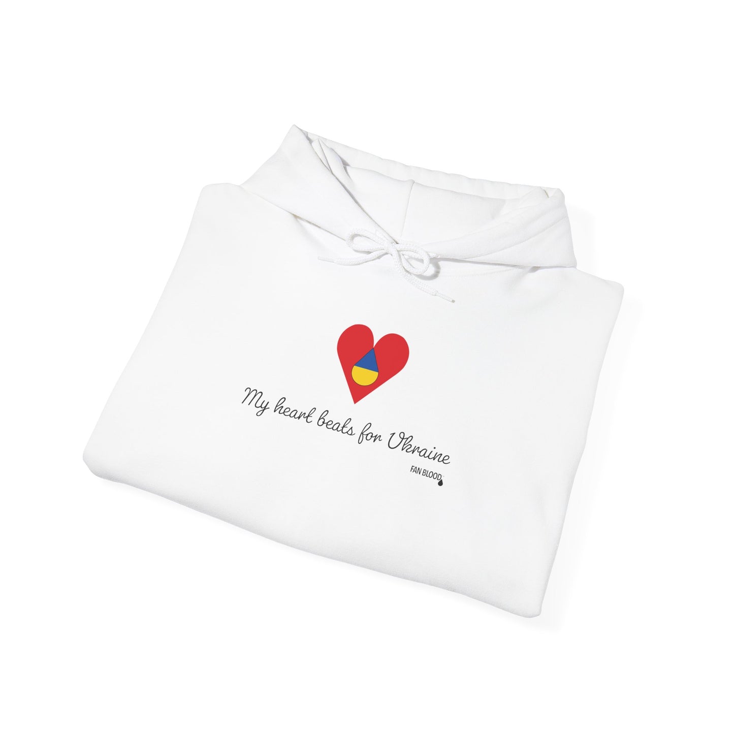 Ukraine Heart Beats Hoodie