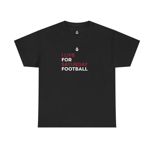Cardinal & White Saturday Football T-Shirt