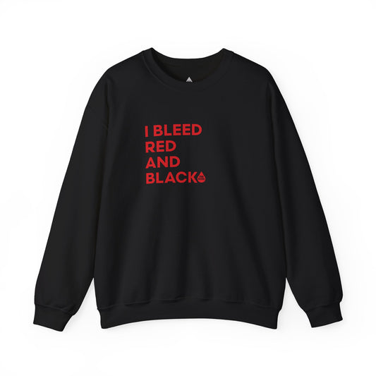I Bleed Red & Black Sweatshirt