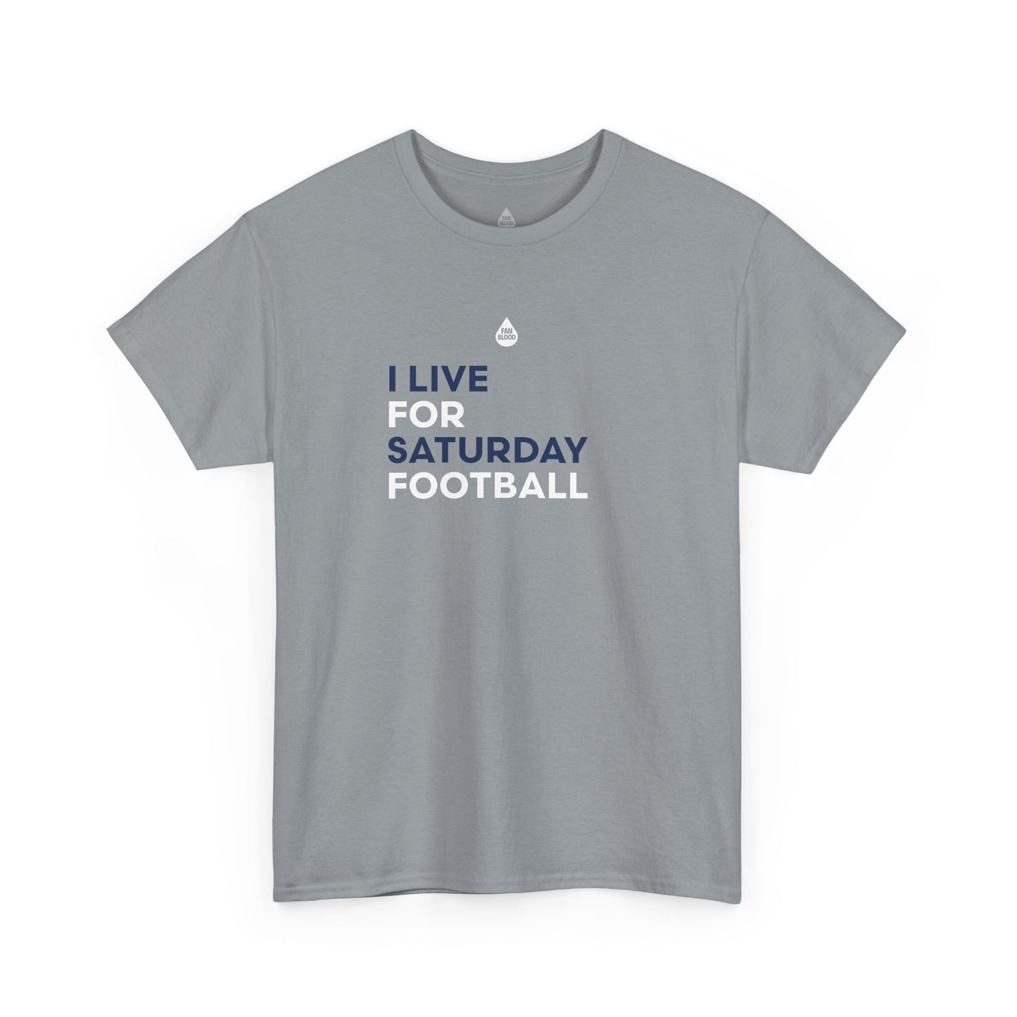Navy & White Saturday Football T-Shirt