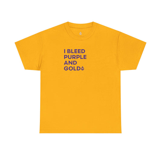 I Bleed Purple & Gold T-Shirt
