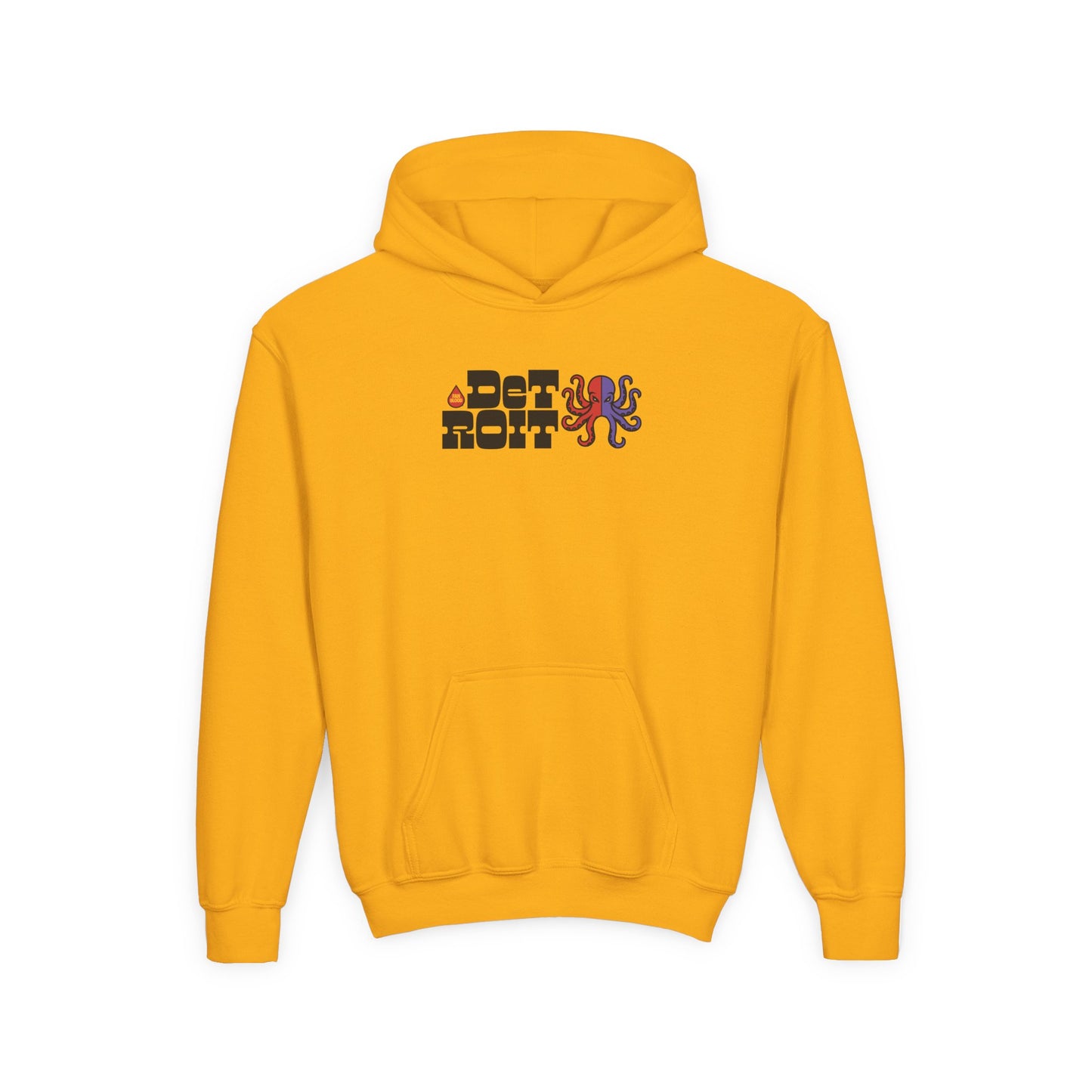 Retro Detroit Hockey Kid's Hoodie