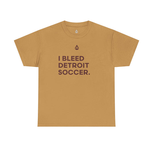 I Bleed Detroit Soccer T-Shirt