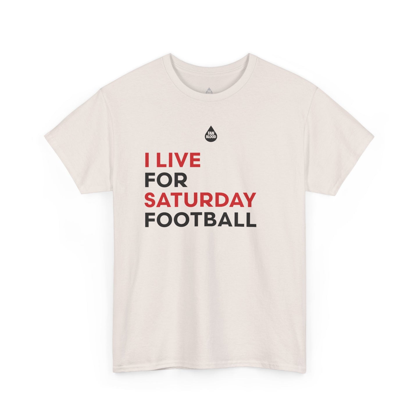Red & Black Saturday Football T-Shirt