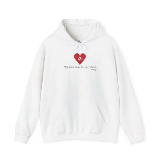 Greenland Heart Beats Hoodie