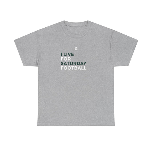 Green & White Saturday Football T-Shirt