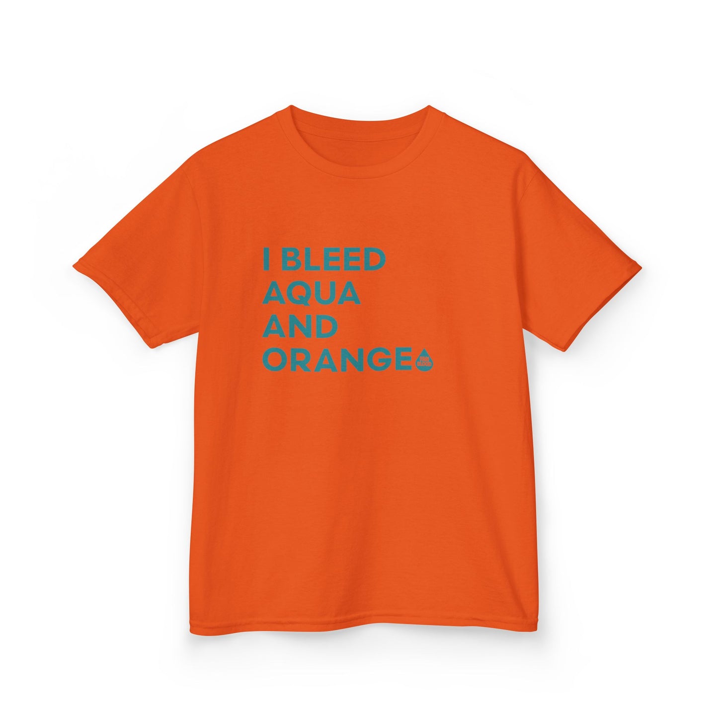 I Bleed Aqua & Orange Kid's T