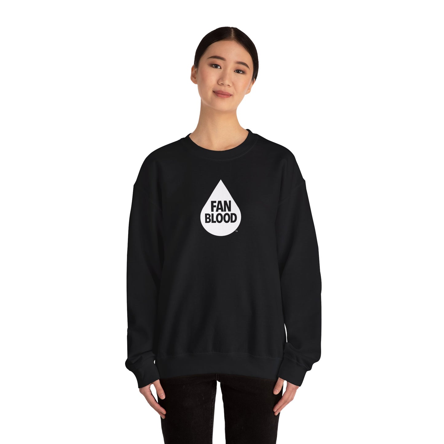 FB White Droplet Sweatshirt