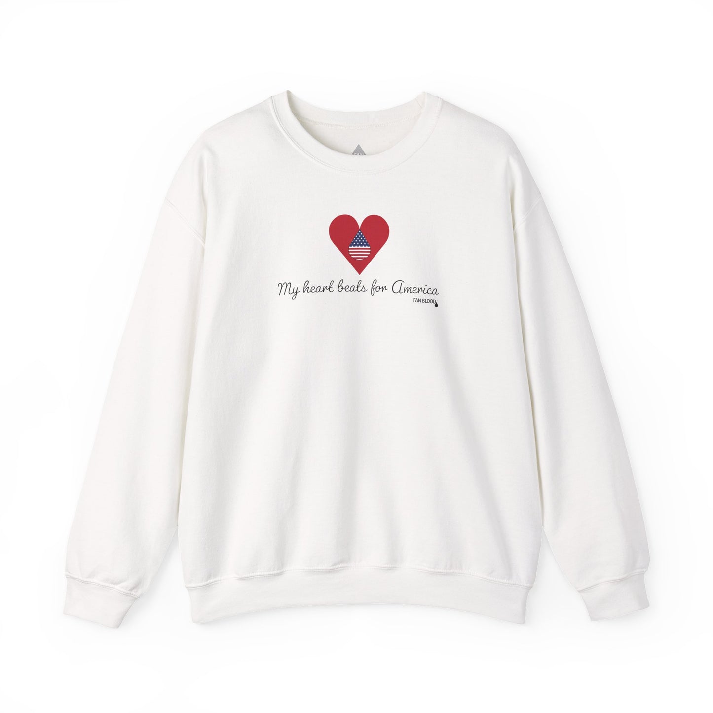 USA Heart Beats Sweatshirt