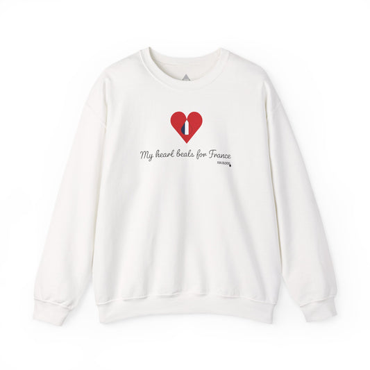 France Heart Beats Sweatshirt