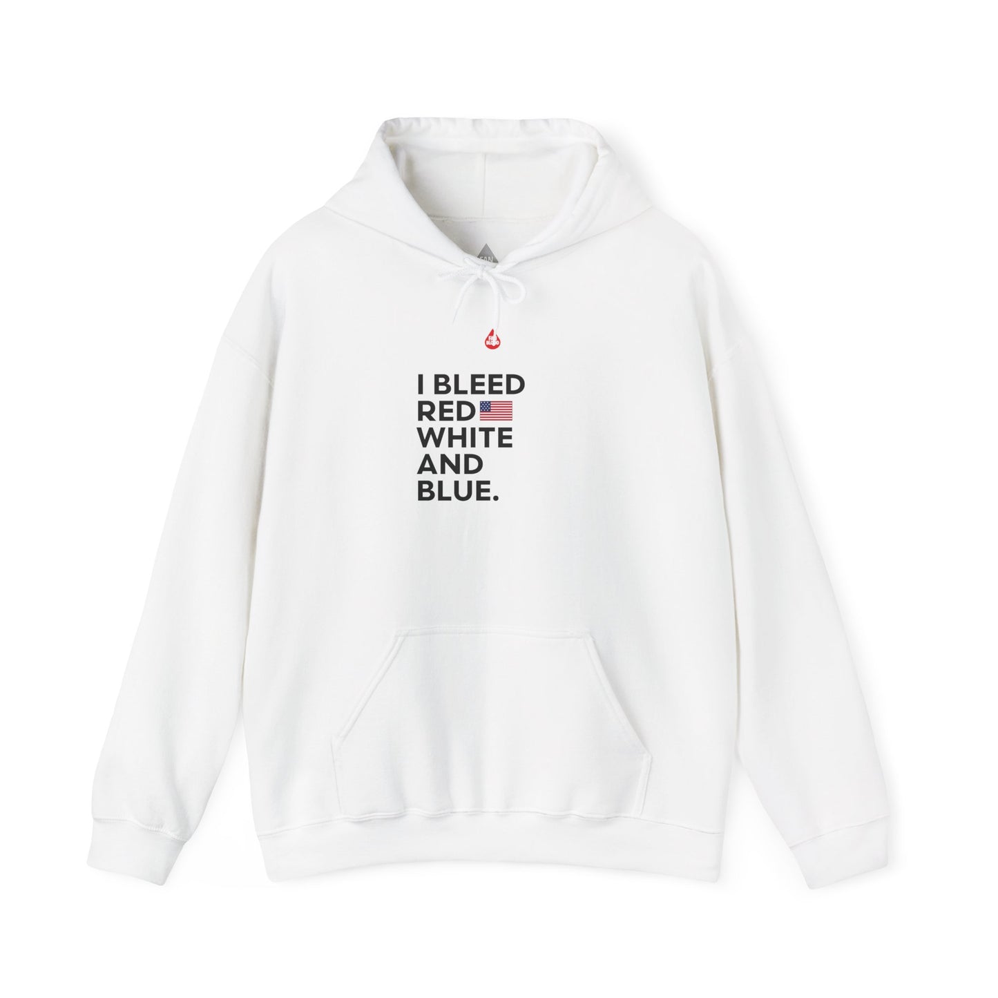 I Bleed Red, White And Blue Hoodie